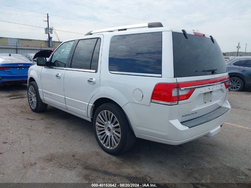 2017 Lincoln Navigator Select VIN: 5LMJJ2HT9HEL03961 Lot: 40153642