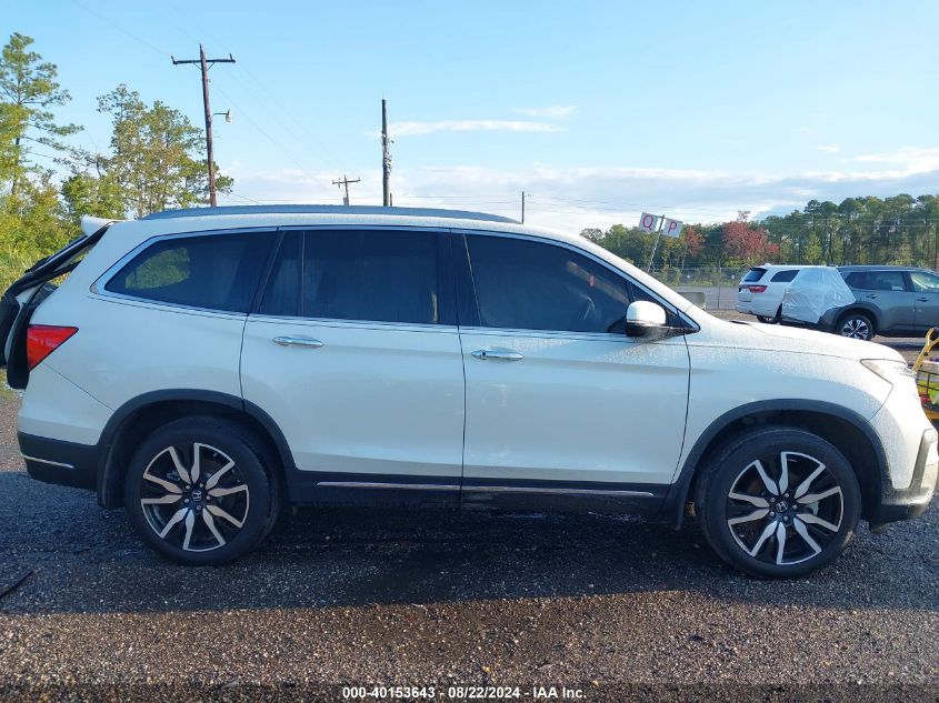 2019 Honda Pilot Touring VIN: 5FNYF5H63KB029150 Lot: 40153643