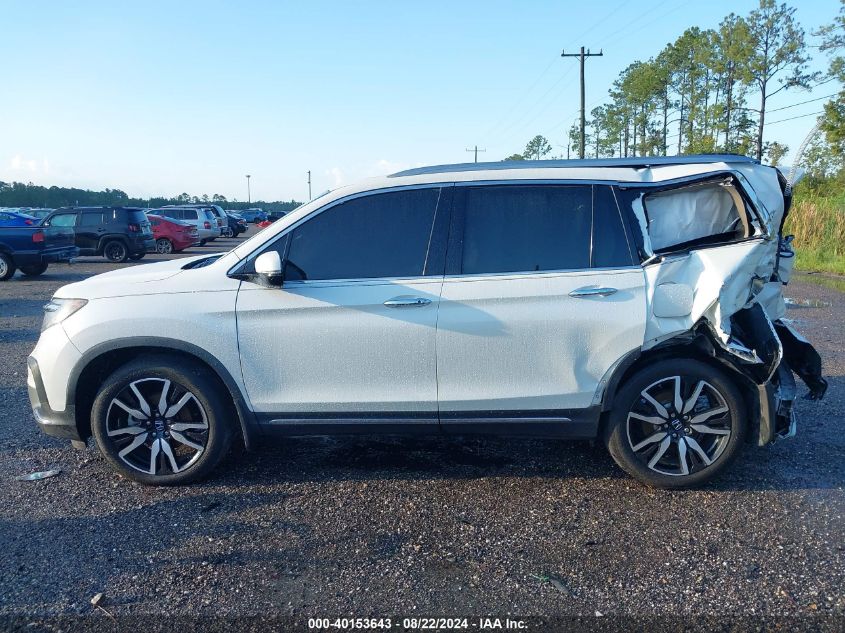 2019 Honda Pilot Touring VIN: 5FNYF5H63KB029150 Lot: 40153643