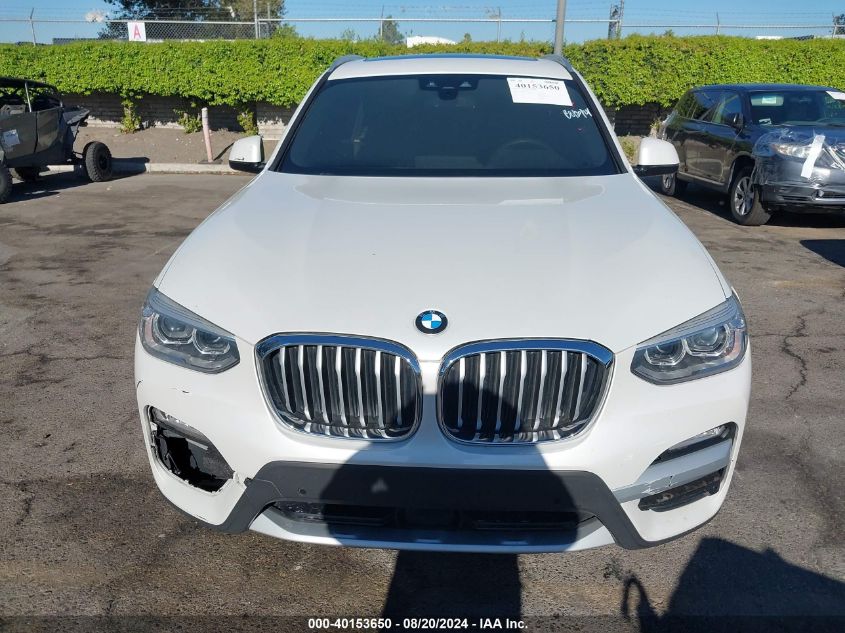 2019 BMW X3 Sdrive30I VIN: 5UXTR7C52KLF28595 Lot: 40153650