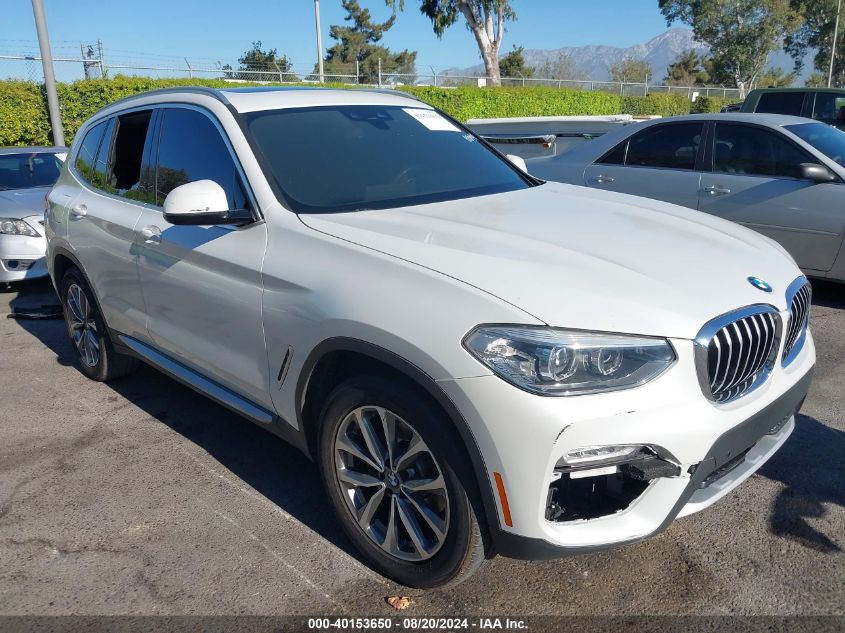 2019 BMW X3 Sdrive30I VIN: 5UXTR7C52KLF28595 Lot: 40153650