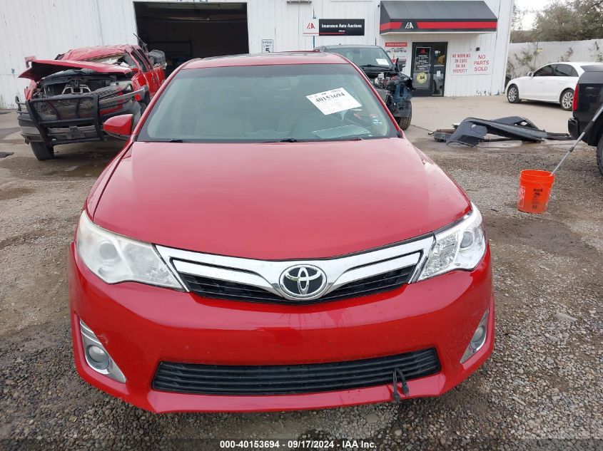 2012 Toyota Camry Xle VIN: 4T1BF1FK4CU621417 Lot: 40153694