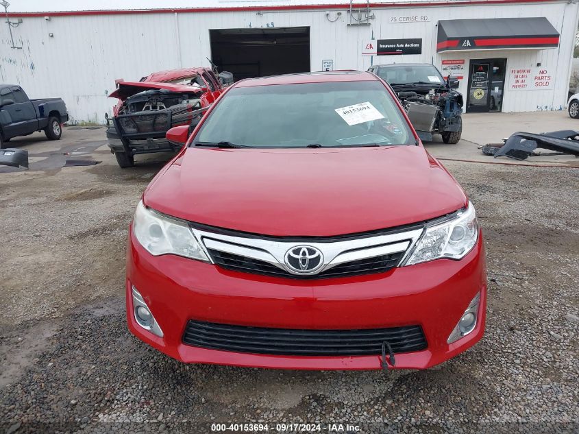 2012 Toyota Camry Xle VIN: 4T1BF1FK4CU621417 Lot: 40153694