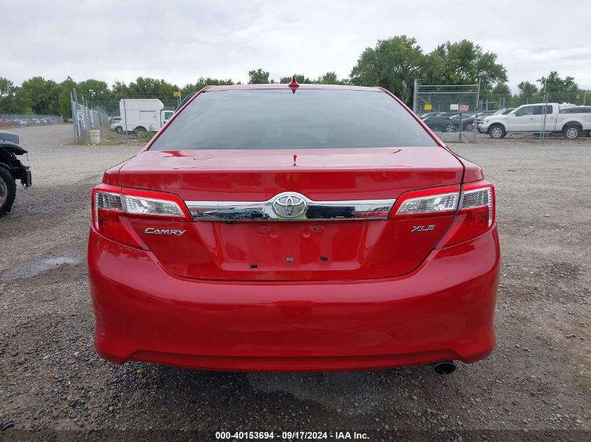 2012 Toyota Camry Xle VIN: 4T1BF1FK4CU621417 Lot: 40153694