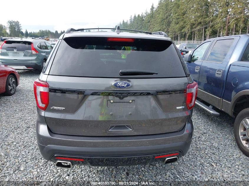 2017 Ford Explorer Sport VIN: 1FM5K8GT8HGC06180 Lot: 40153700