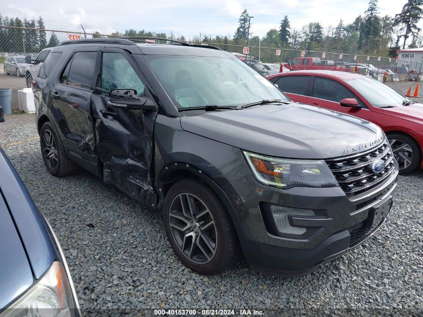 2017 Ford Explorer Sport VIN: 1FM5K8GT8HGC06180 Lot: 40153700