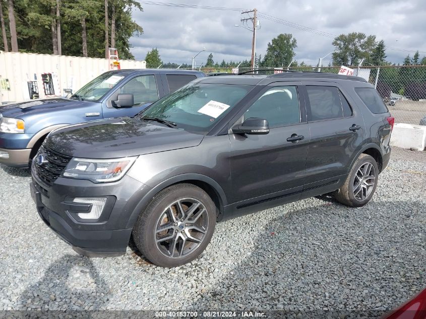 2017 Ford Explorer Sport VIN: 1FM5K8GT8HGC06180 Lot: 40153700