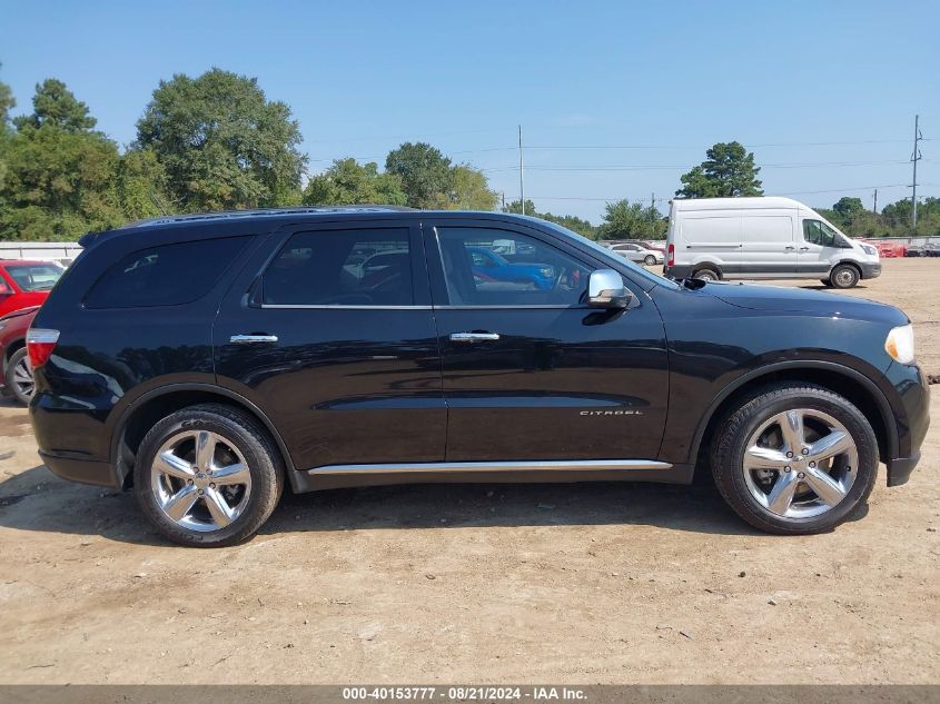 2013 Dodge Durango Citadel VIN: 1C4RDHEG0DC563487 Lot: 40153777