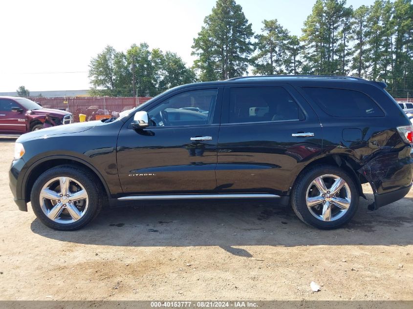 2013 Dodge Durango Citadel VIN: 1C4RDHEG0DC563487 Lot: 40153777