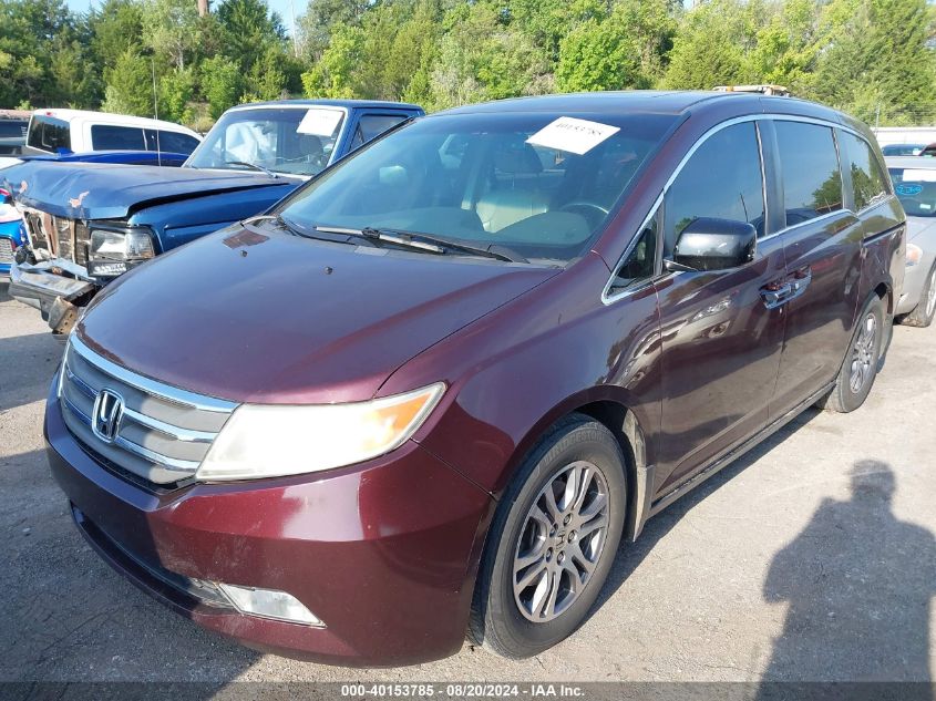 2012 Honda Odyssey Ex-L VIN: 5FNRL5H60CB096674 Lot: 40153785