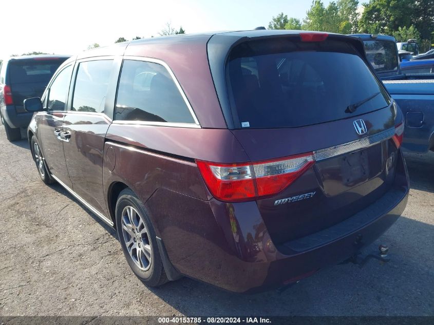 2012 Honda Odyssey Ex-L VIN: 5FNRL5H60CB096674 Lot: 40153785