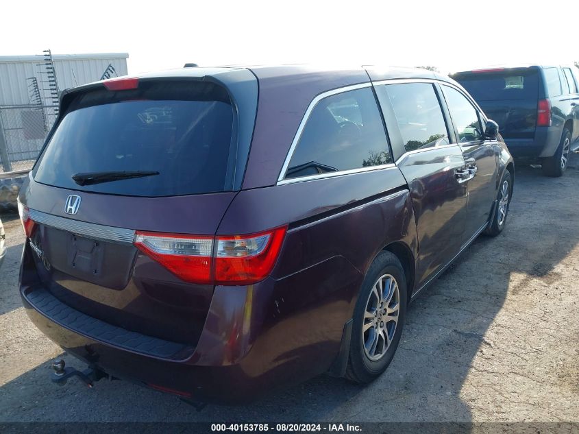 2012 Honda Odyssey Ex-L VIN: 5FNRL5H60CB096674 Lot: 40153785