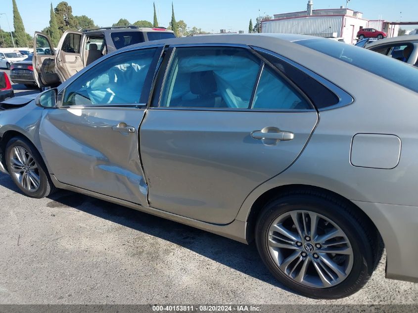 2016 Toyota Camry Se VIN: 4T1BF1FK3GU508273 Lot: 40153811