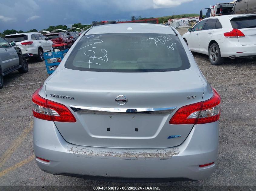 2013 Nissan Sentra Sv VIN: 3N1AB7AP2DL657820 Lot: 40153819