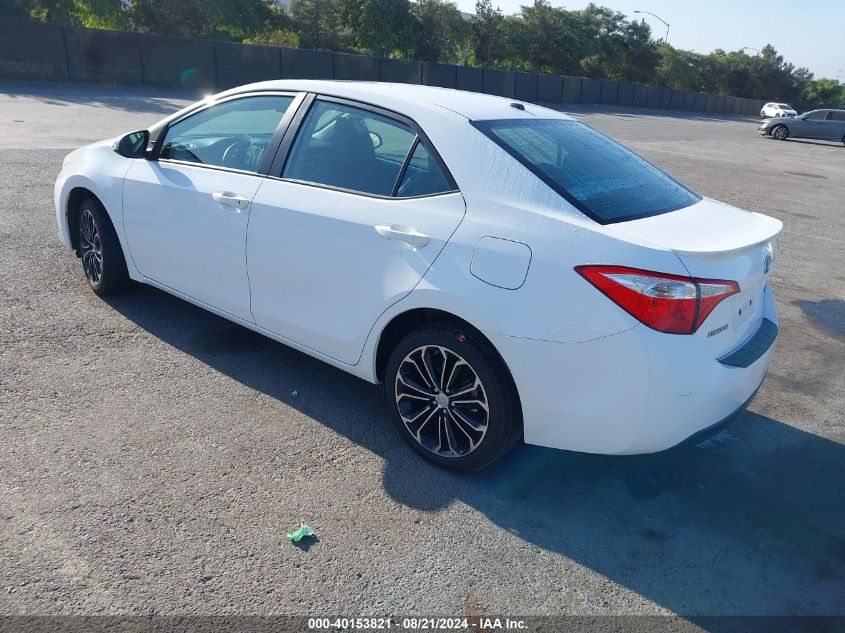 2016 Toyota Corolla L/Le/Le Pls/Prm/S/S Pls VIN: 2T1BURHE5GC637449 Lot: 40153821