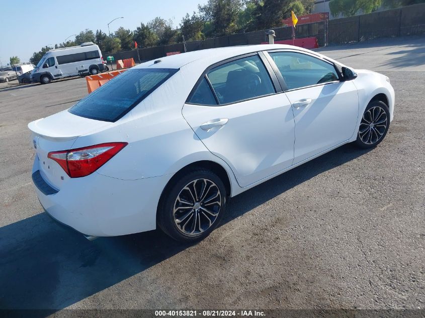 2016 Toyota Corolla L/Le/Le Pls/Prm/S/S Pls VIN: 2T1BURHE5GC637449 Lot: 40153821