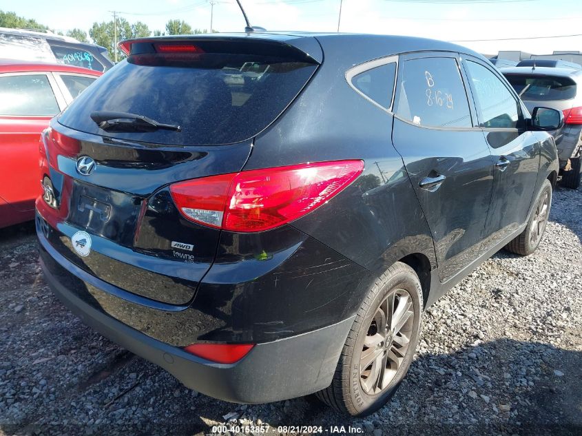 2014 Hyundai Tucson Gls VIN: KM8JTCAF4EU822652 Lot: 40153857