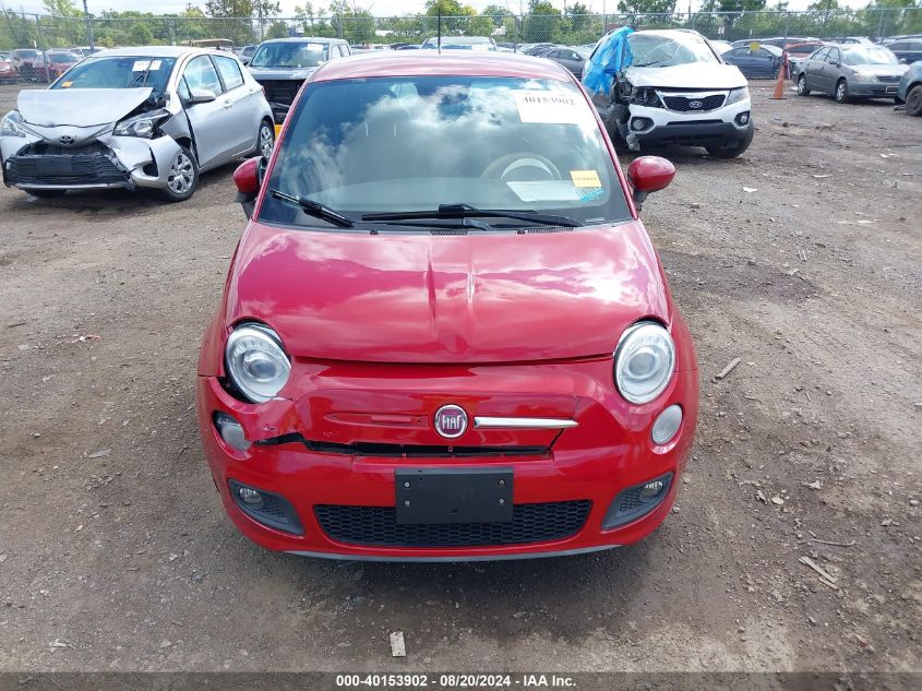 2015 Fiat 500 Sport VIN: 3C3CFFBR7FT513644 Lot: 40153902