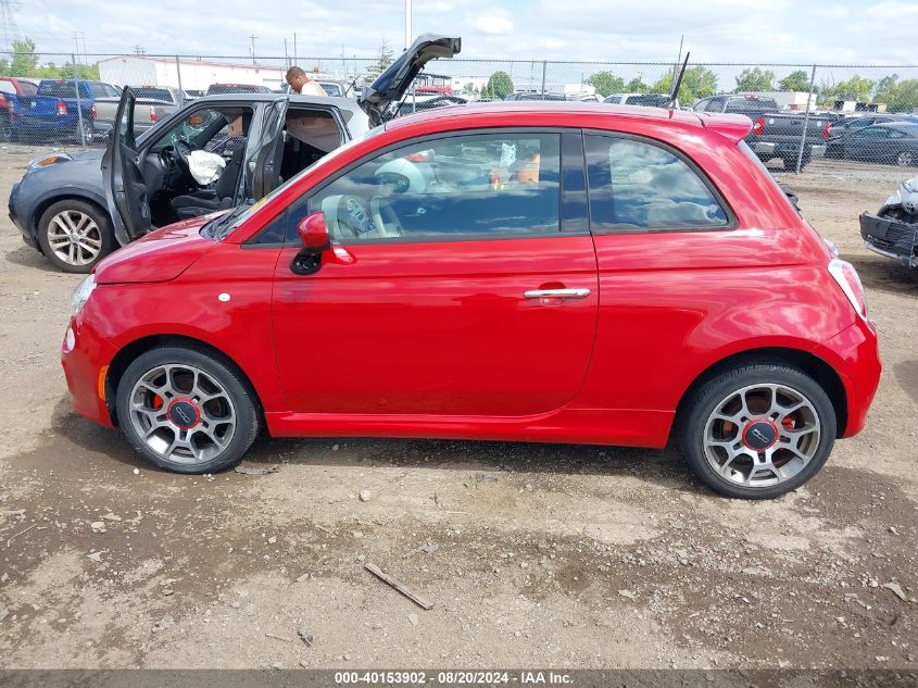 2015 Fiat 500 Sport VIN: 3C3CFFBR7FT513644 Lot: 40153902