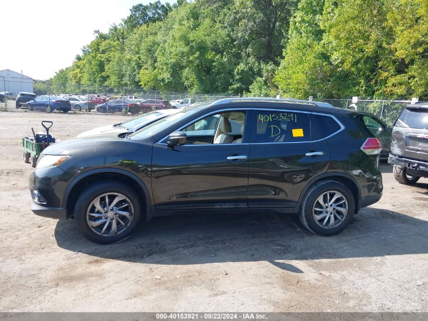 2014 Nissan Rogue Sl VIN: 5N1AT2MV0EC838771 Lot: 40153921