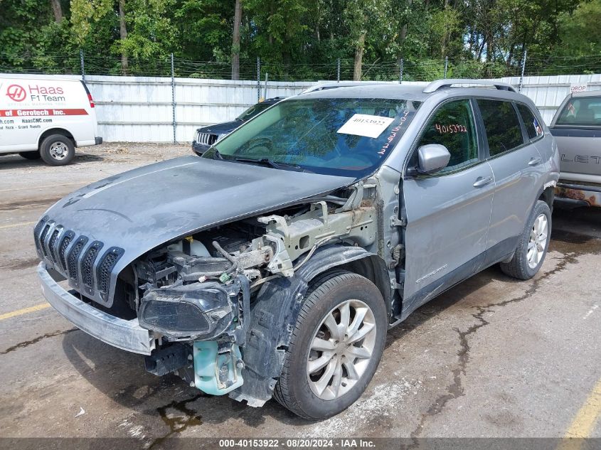 2017 Jeep Cherokee Limited 4X4 VIN: 1C4PJMDB4HW520015 Lot: 40153922