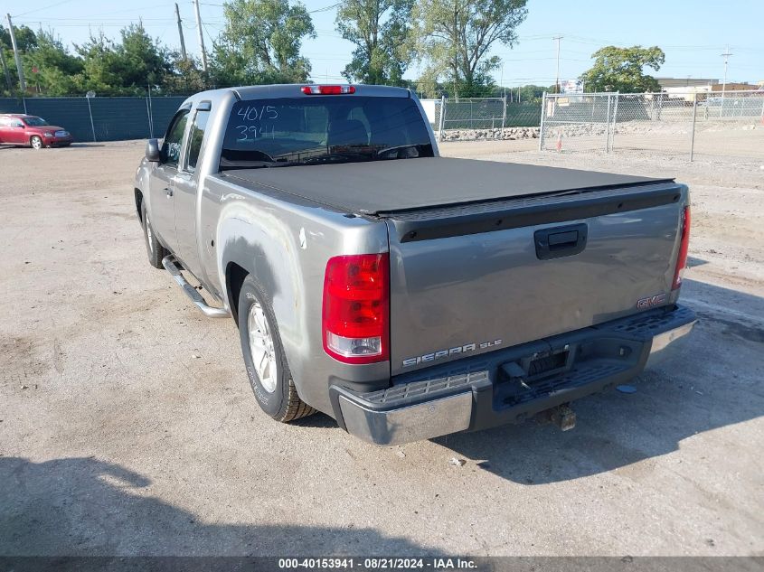 2013 GMC Sierra 1500 K1500 Sle VIN: 1GTR2VE7XDZ185681 Lot: 40153941