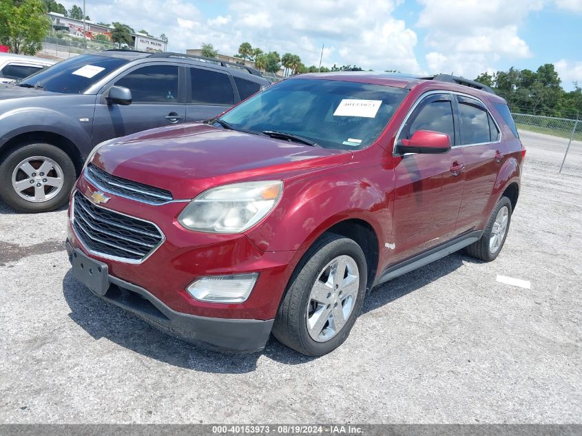 2016 Chevrolet Equinox Lt VIN: 2GNALCEK6G1128711 Lot: 40153973