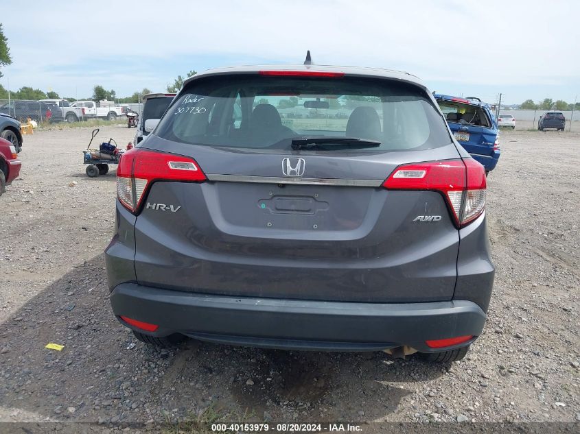 2019 Honda Hr-V Lx VIN: 3CZRU6H30KM728666 Lot: 40153979