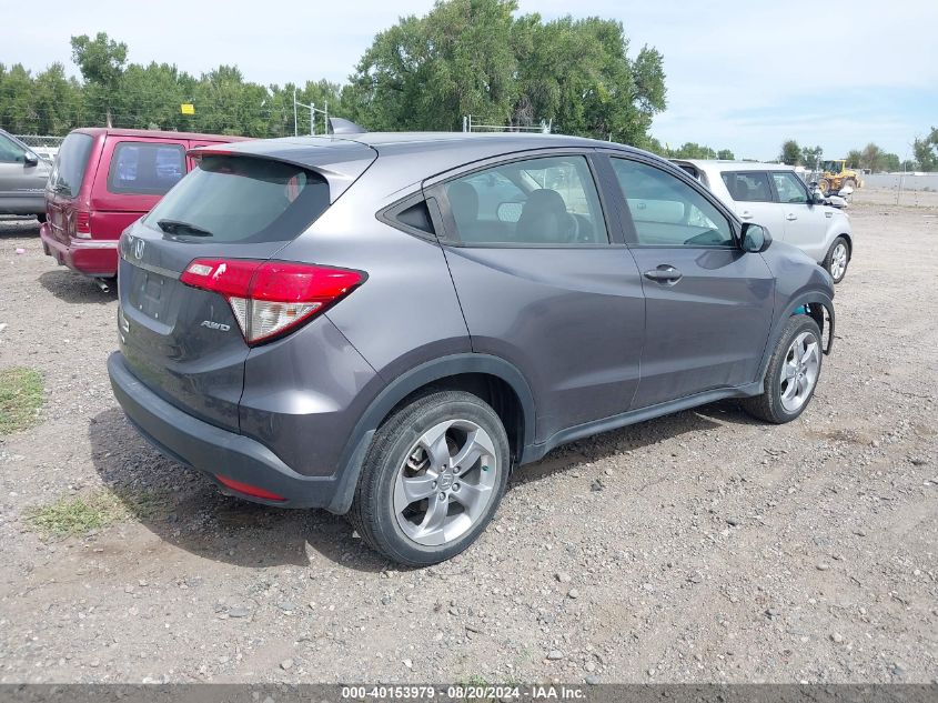 2019 Honda Hr-V Lx VIN: 3CZRU6H30KM728666 Lot: 40153979