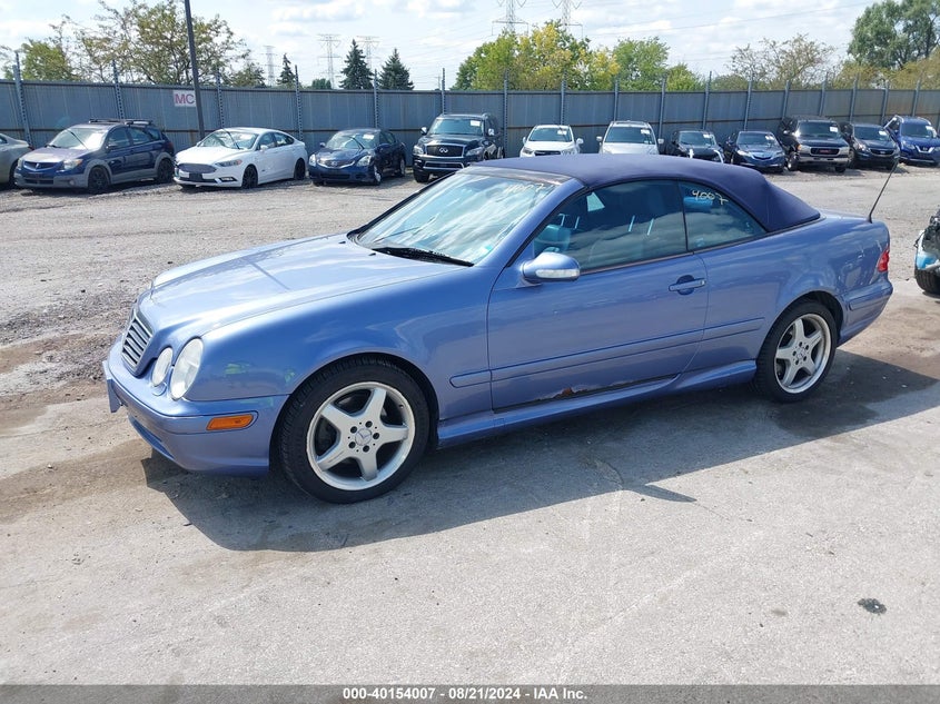 2003 Mercedes-Benz Clk 430 VIN: WDBLK70G33T135326 Lot: 40154007