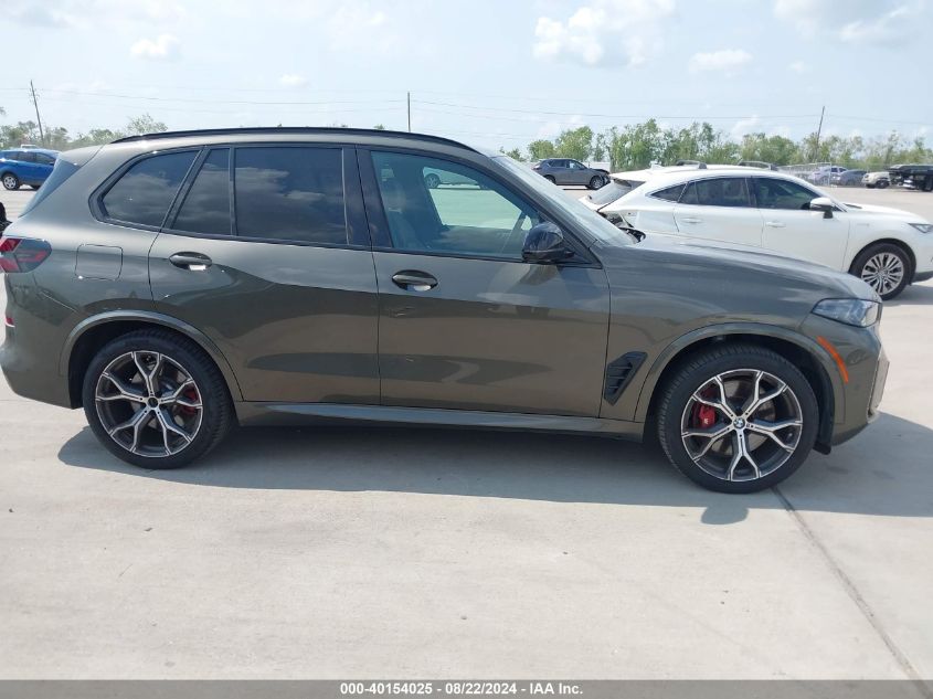 2024 BMW X5 M60I VIN: 5UX33EU04R9S50196 Lot: 40154025