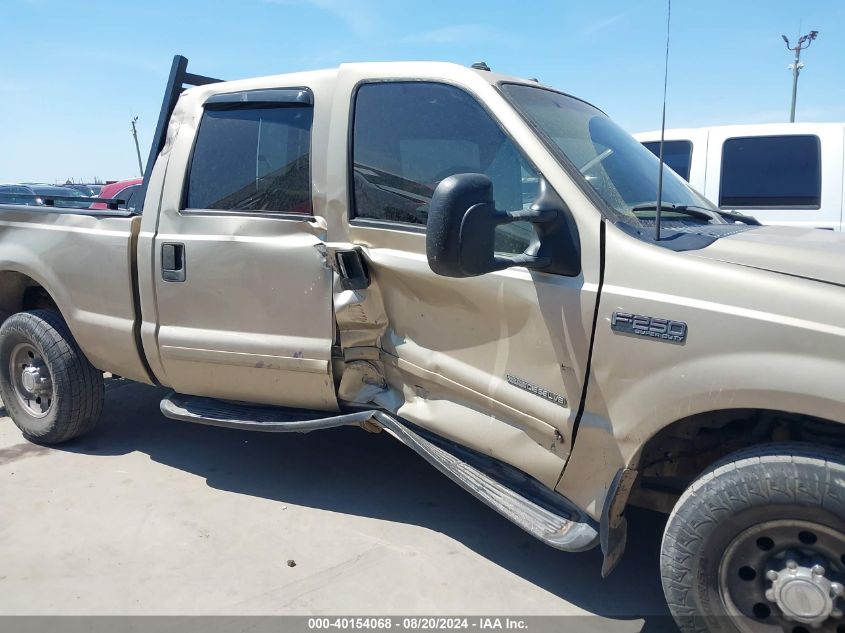 2001 Ford F-250 Lariat/Xl/Xlt VIN: 3FTNW20F91MA73600 Lot: 40154068