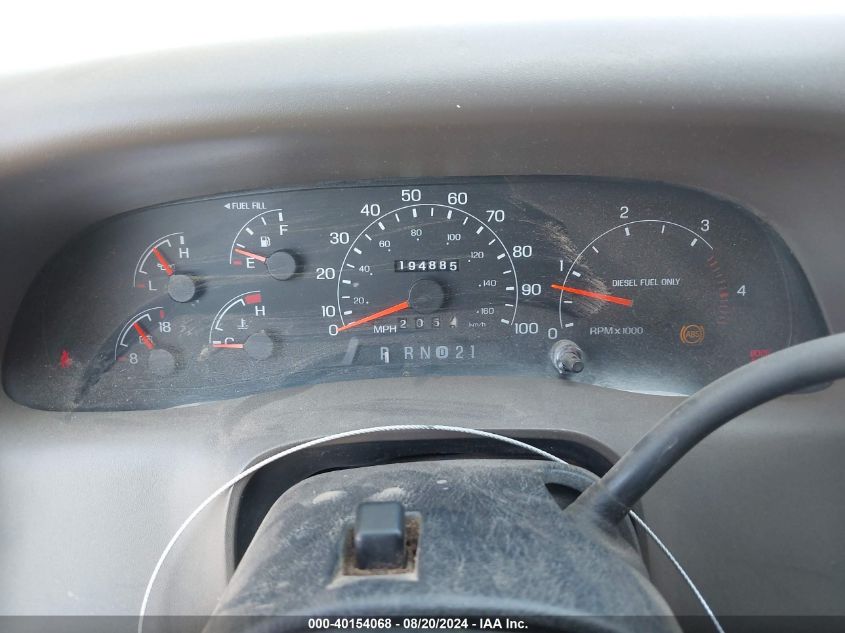 2001 Ford F-250 Lariat/Xl/Xlt VIN: 3FTNW20F91MA73600 Lot: 40154068