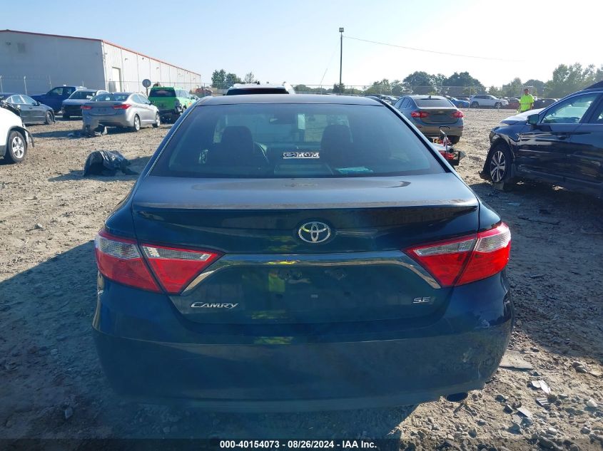 2015 Toyota Camry Se VIN: 4T1BF1FKXFU474802 Lot: 40154073