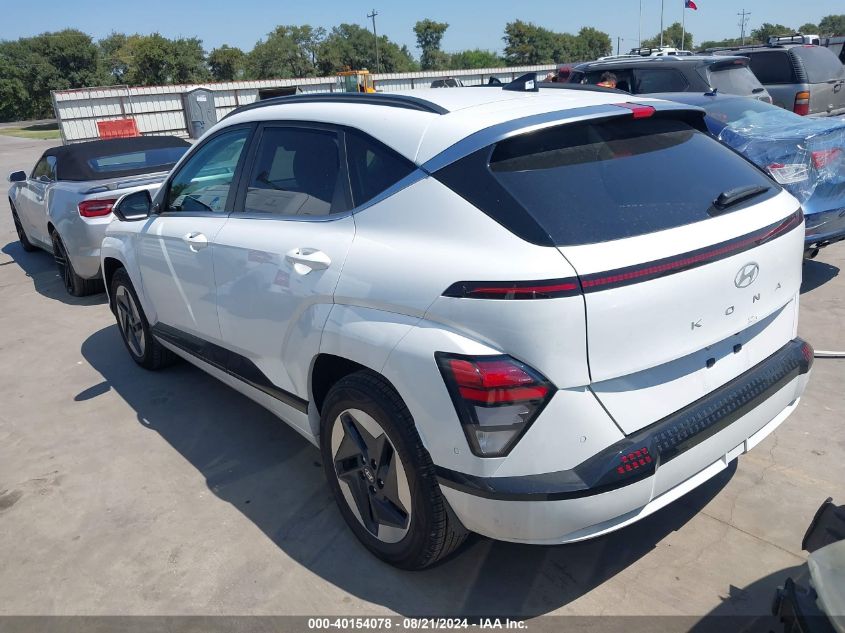 2024 Hyundai Kona Electric Limited VIN: KM8HE3A64RU010220 Lot: 40154078