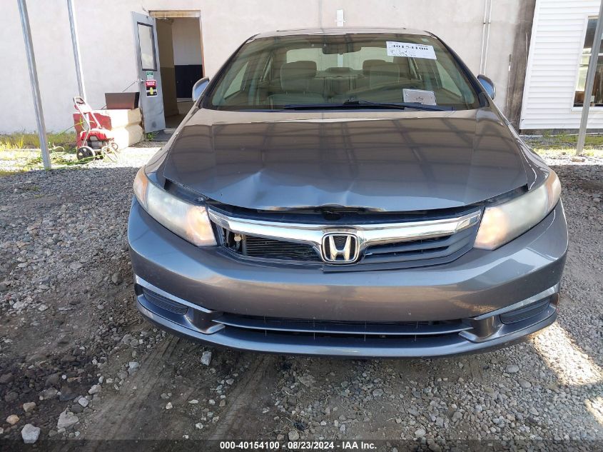 2012 Honda Civic Ex VIN: 19XFB2F81CE315883 Lot: 40154100