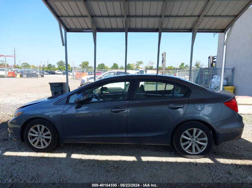 2012 Honda Civic Ex VIN: 19XFB2F81CE315883 Lot: 40154100