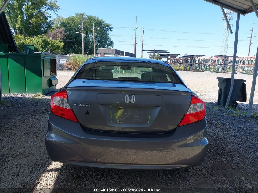 2012 Honda Civic Ex VIN: 19XFB2F81CE315883 Lot: 40154100