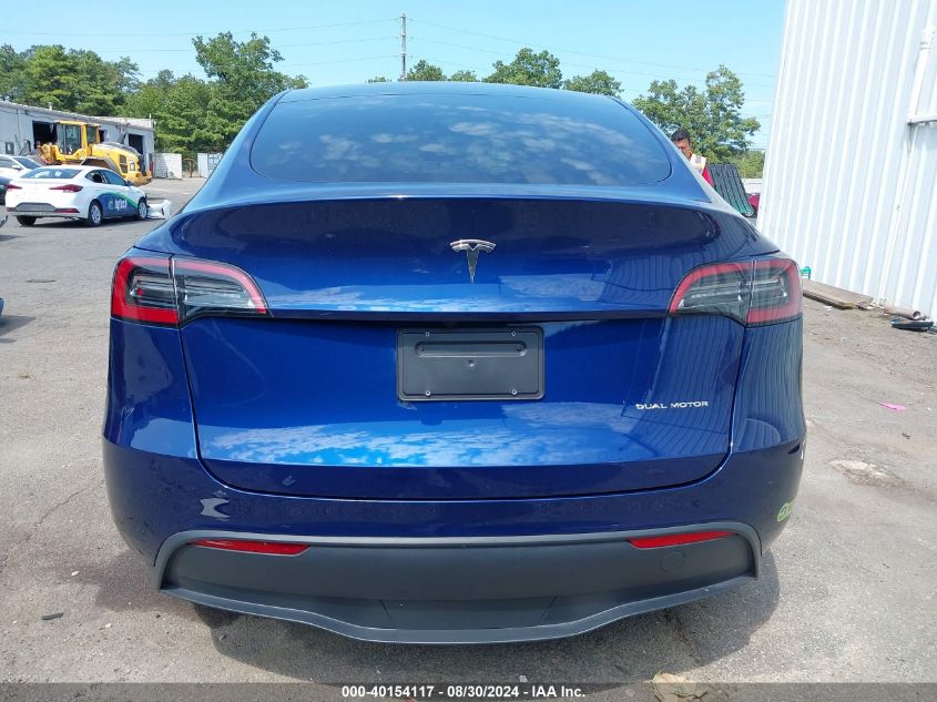 2023 Tesla Model Y Awd/Long Range Dual Motor All-Wheel Drive VIN: 7SAYGDEE1PF801674 Lot: 40154117