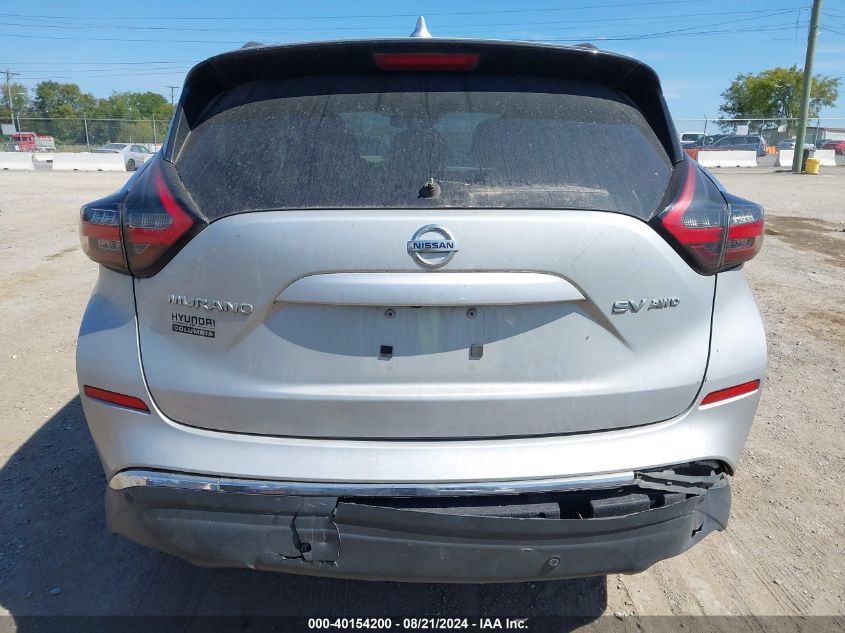 2020 Nissan Murano Sv Intelligent Awd VIN: 5N1AZ2BS0LN105466 Lot: 40154200