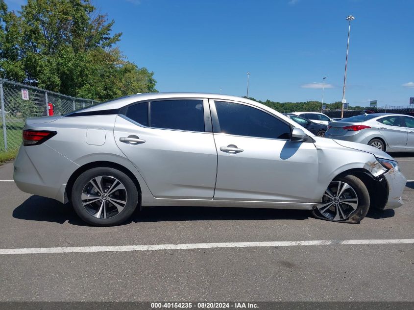 2022 Nissan Sentra Sv VIN: 3N1AB8CV2NY231535 Lot: 40154235