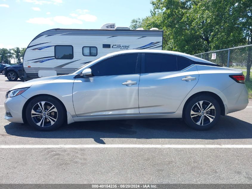 2022 Nissan Sentra Sv VIN: 3N1AB8CV2NY231535 Lot: 40154235