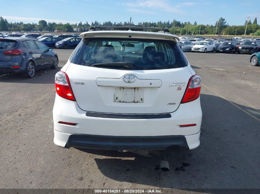 2T1LE40E99C002107 2009 Toyota Corolla Matrix S