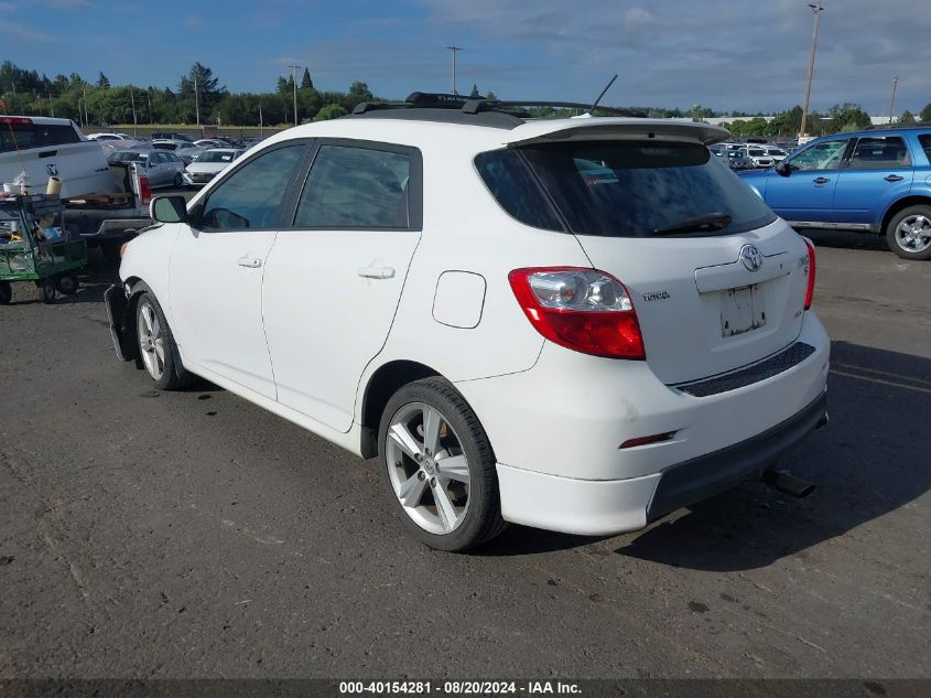 2009 Toyota Corolla Matrix S VIN: 2T1LE40E99C002107 Lot: 40154281