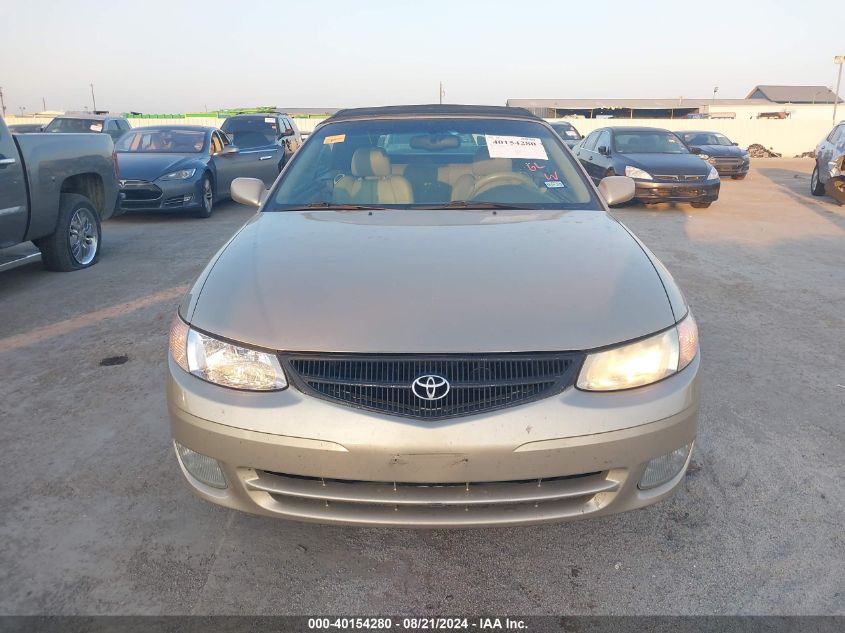 2001 Toyota Camry Solara Se/Sle VIN: 2T1FF28P51C518232 Lot: 40154280