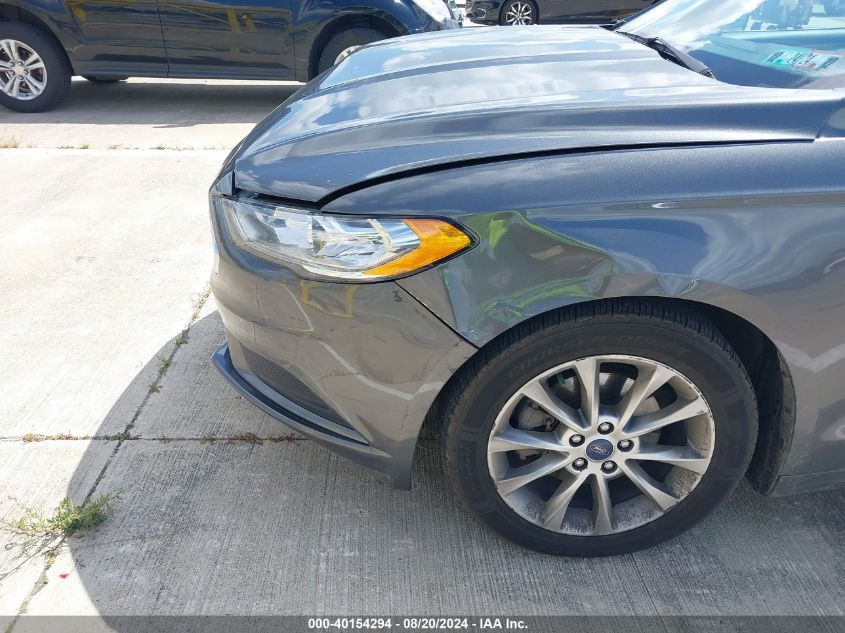 2017 FORD FUSION SE - 3FA6P0HD0HR126583