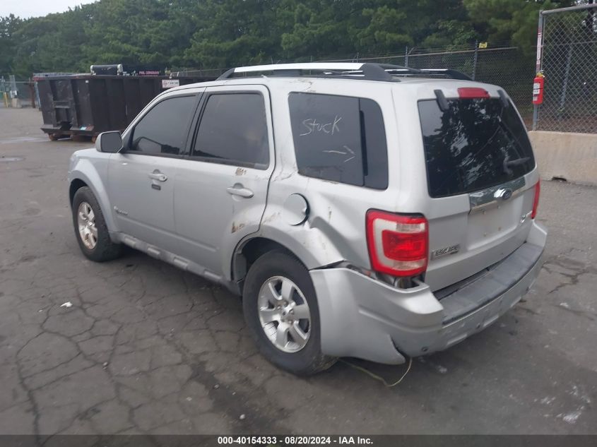 2009 Ford Escape Hybrid Limited VIN: 1FMCU49319KB30369 Lot: 40154333