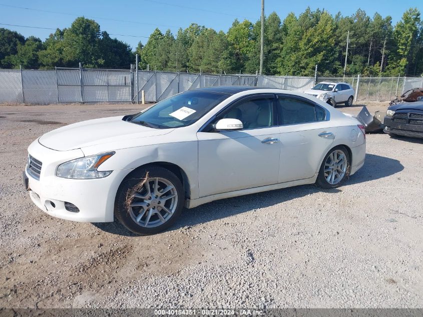 2011 Nissan Maxima S/Sv VIN: 1N4AA5APXBC861395 Lot: 40154351