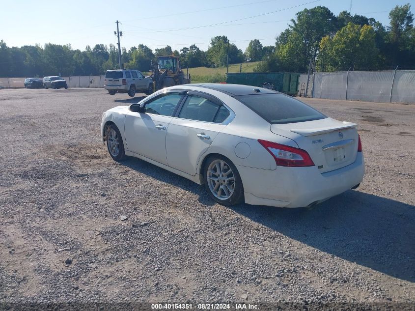 2011 Nissan Maxima S/Sv VIN: 1N4AA5APXBC861395 Lot: 40154351