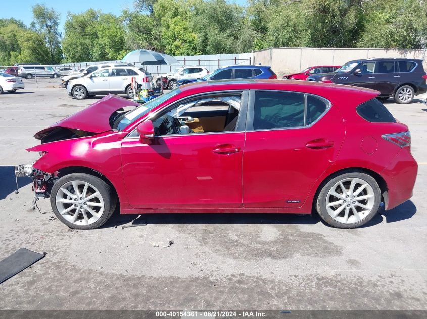 2013 Lexus Ct 200H VIN: JTHKD5BH7D2123400 Lot: 40154361